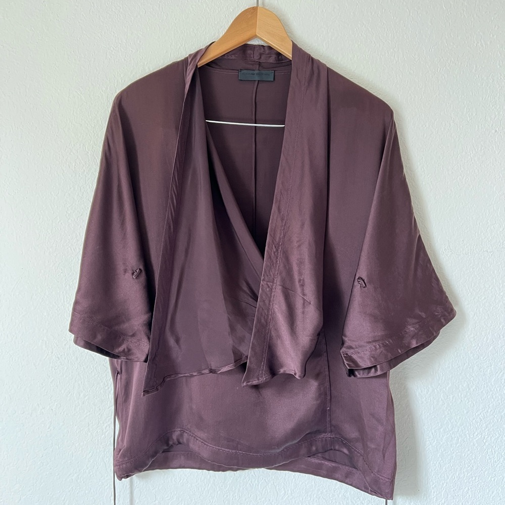CNC Costume National Wrap Blouse